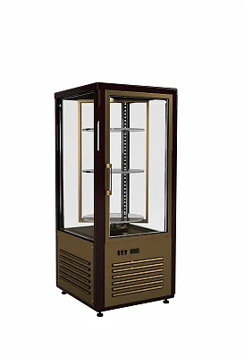 Шкаф холодильный D4 VM 120-2 (R120Cвр) (коричнево-золотой)