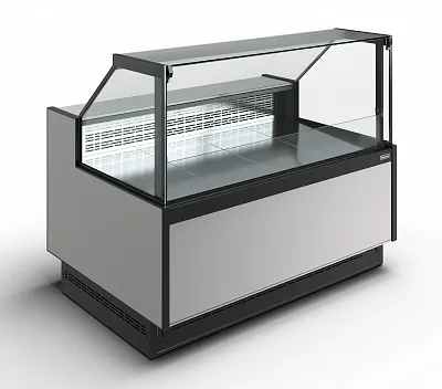 Тепловая витрина Carboma GC110 SH 1,25-1 тепловая (версия 2.0) (без боковин)