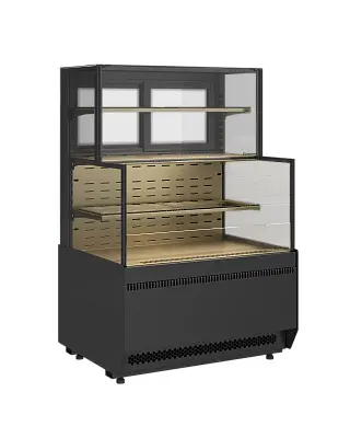 Холодильная витрина Carboma RC70 VV/VV 0,9-2-1 STANDARD БОКОВИНА СТУПЕНЬКА (9005-0109)