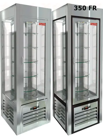 Витрина кондитерская вертикальная HICOLD VRC 350 R SH