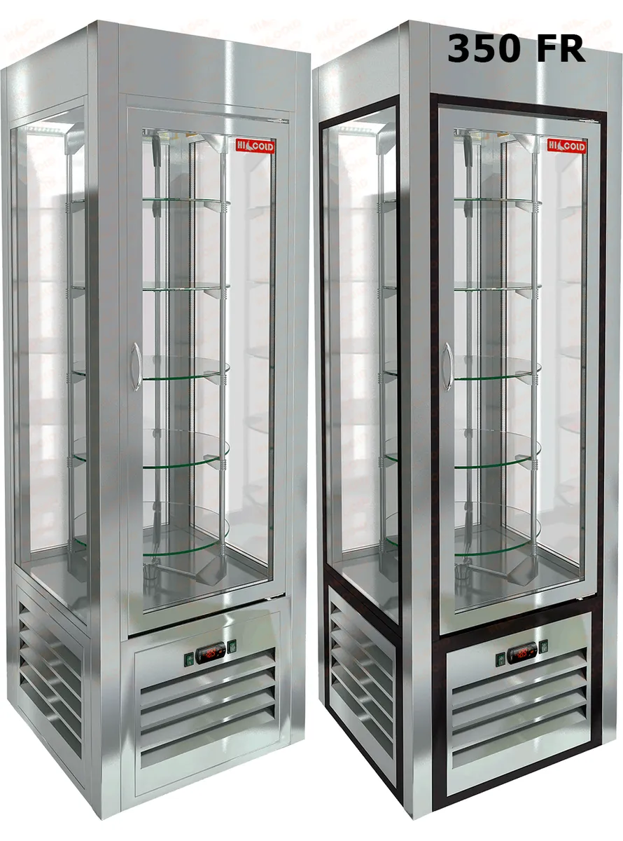 Витрина кондитерская вертикальная HICOLD VRC 350 R SH