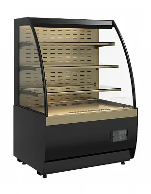 Кондитерская витрина Carboma K70 VM 0,9-2 STANDARD открытая, горка (версия 2.0) (9005-0109)
